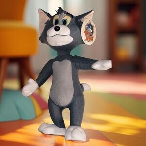 Tom and Jerry Gray Plush Toy NWT